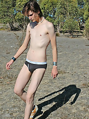nude guy outdoor